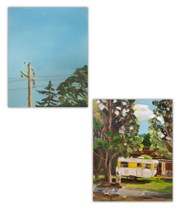 Caravan (Diptych) - Original painting