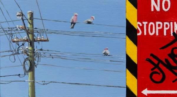 A street somewhere - Original painting